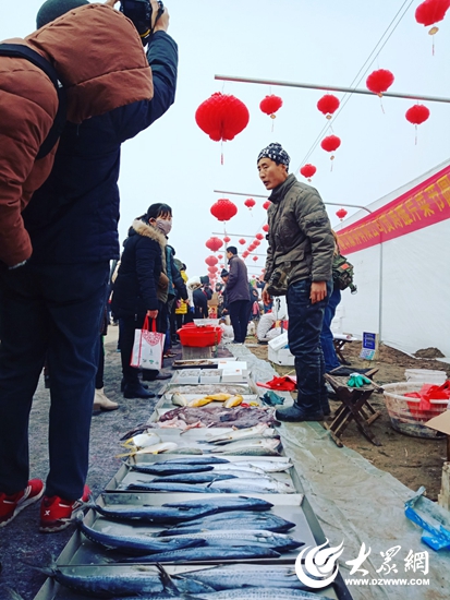 1月13日上午,2019东港区涛雒镇首届芹菜节暨年货大集活动在涛雒镇东石