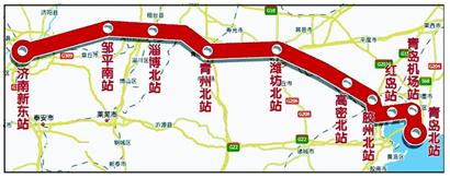 济青高铁力争2018年通车 济南-日照将仅需2小