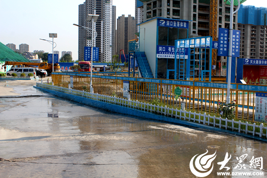 自动喷淋系统喷淋现场