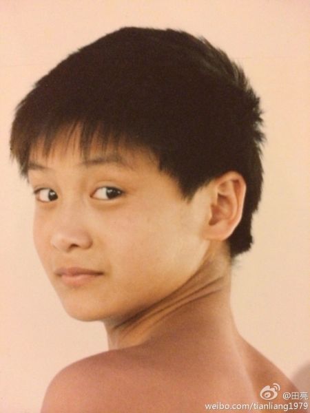 田亮青涩照 田亮青涩照