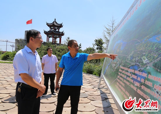 莒县旅游局领导到浮来山镇田甸园景区进行调研_莒县_日照大众网