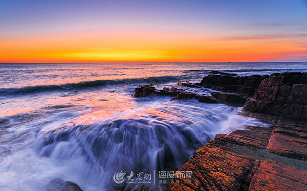 日照江河风景图片图片